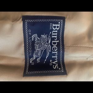 Burberry Trench Coat Liner Wool Lining